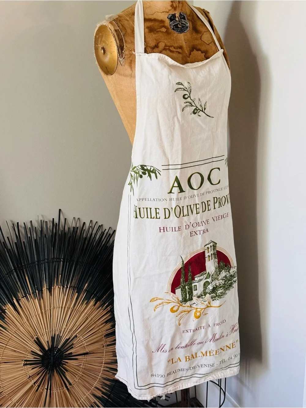 Torchons & Bouchons Huile d’Olive de Provence Cotton Apron Made in France